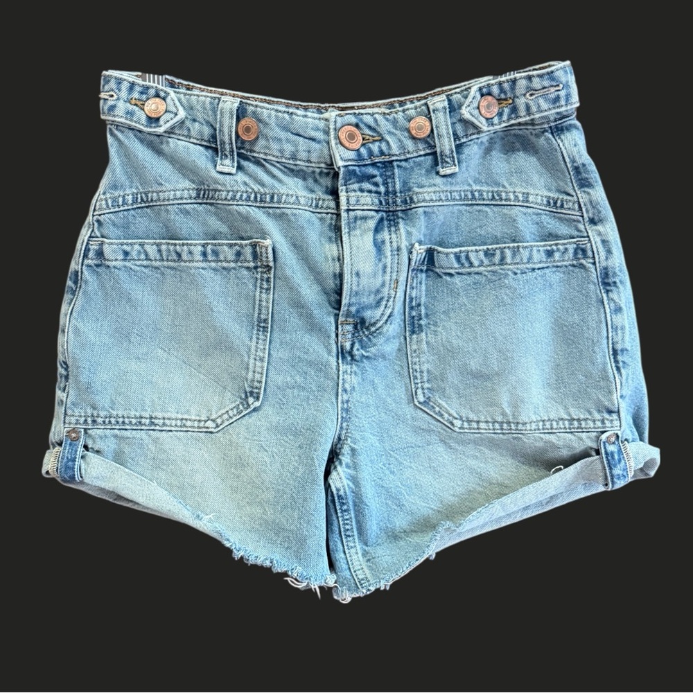 FREE PEOPLE WE THE FREE Palmer Shorts‎ La La Land 25 - Picture 6 of 15